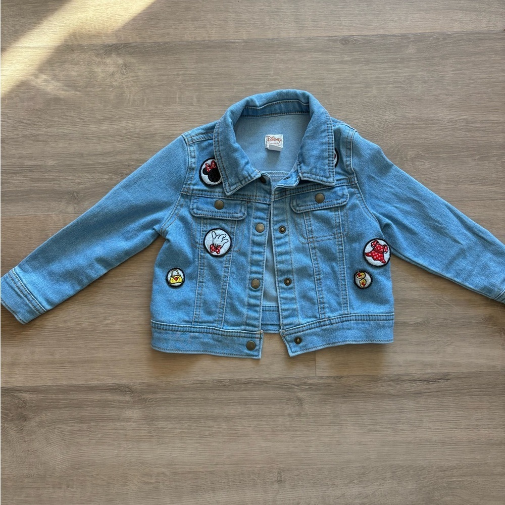 Minnie Mouse Patch Jean Jacket in Medium Blue- 3T